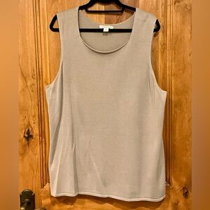 Lovely Fine Gauge Knit Tunic Tank Top